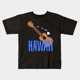 Ukulele Hawaiian Kids T-Shirt